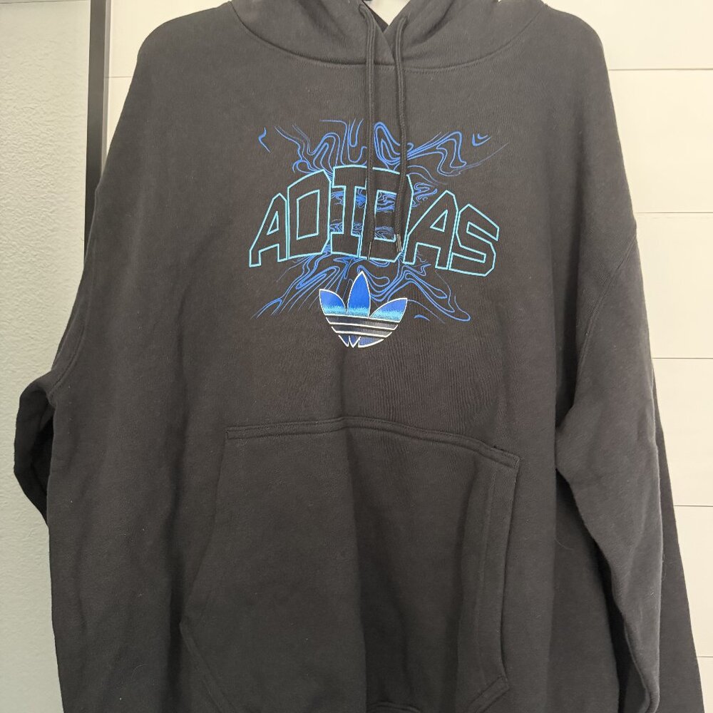Adidas Black Pullover Hoodie 2XL NWT